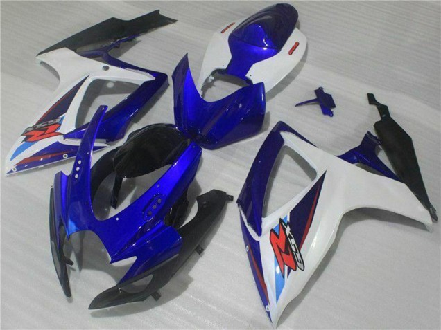 2006-2007 Suzuki GSXR 600/750 Motorcycle Fairings - White Blue Black Red UK