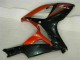 2006-2007 Suzuki GSXR 600/750 Motorcycle Fairings - Glossy Black Red UK