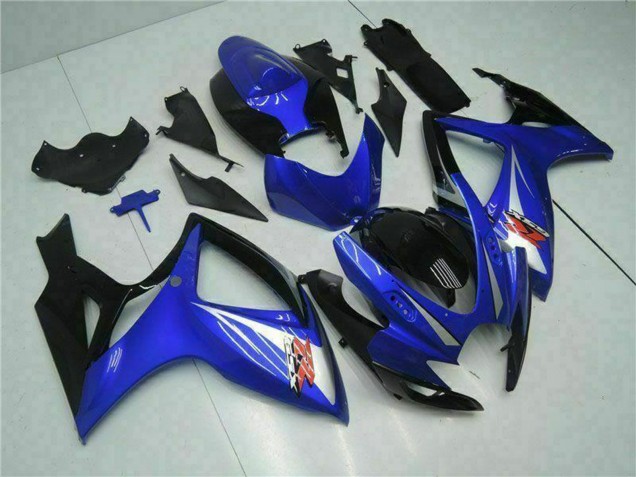 2006-2007 Suzuki GSXR 600/750 Motorcycle Fairings - Blue White Glossy Black Red UK