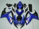 2006-2007 Suzuki GSXR 600/750 Motorcycle Fairings - Blue White Glossy Black Red UK