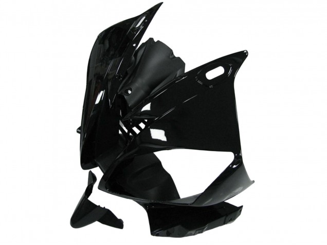 2006-2007 Yamaha YZF R6 Motorcycle Fairing - Glossy Black Matte Black UK