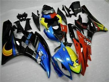 Best 2006-2007 Yamaha YZF R6 Motorcycle Fairings - Yellow Blue Red Glossy Black Shark UK