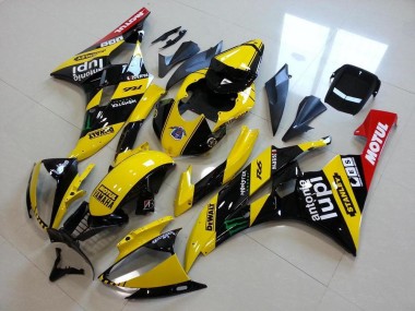 Best 2006-2007 Yamaha YZF R6 Motorcycle Fairings - Yellow Glossy Black Red Green Motul Monster UK