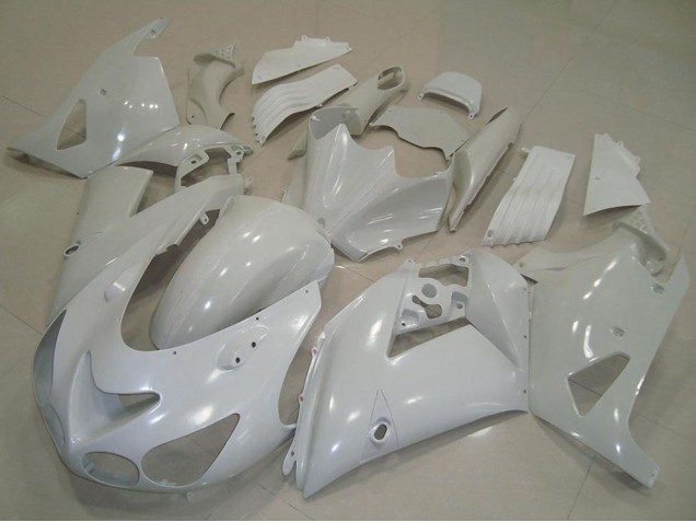 2006-2011 Kawasaki ZX14R ZZR1400 Motorcycle Fairings - White UK