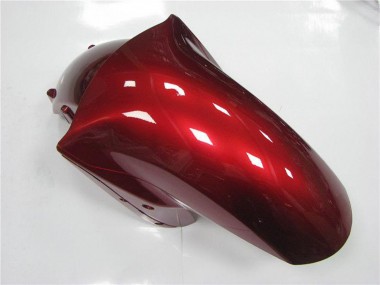 Best 2006-2011 Kawasaki ZX14R ZZR1400 Motorcycle Fairings - Red Black UK