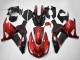 2006-2011 Kawasaki ZX14R ZZR1400 Motorcycle Fairings - Red Black UK