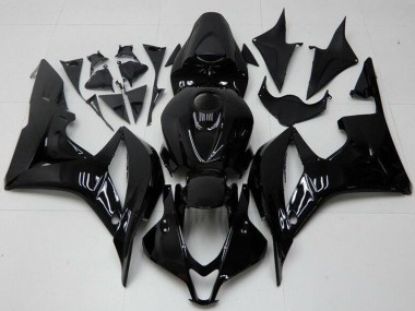 Best 2007-2008 Honda CBR600RR Motorcycle Fairings - Glossy Black UK