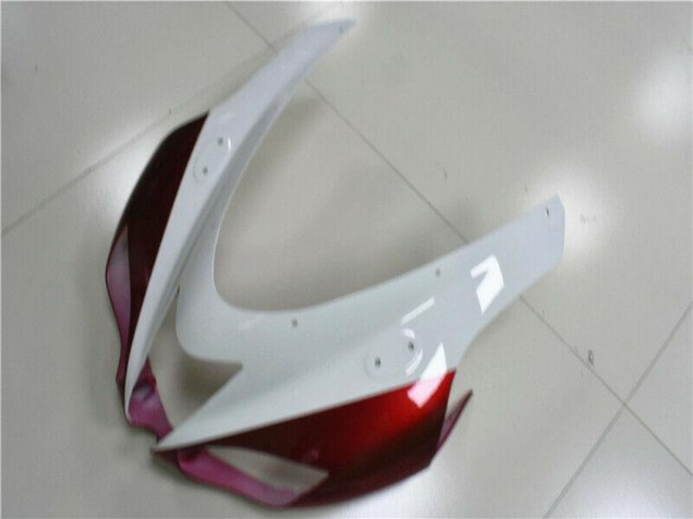 2007-2008 Kawasaki ZX6R Motorcycle Fairings - White Black Red UK