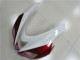 2007-2008 Kawasaki ZX6R Motorcycle Fairings - White Black Red UK