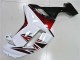 2007-2008 Kawasaki ZX6R Motorcycle Fairings - White Black Red UK