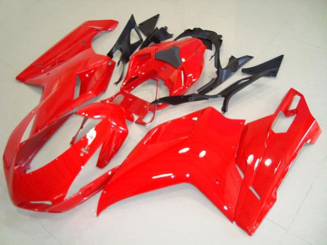 2007-2014 Ducati 848 1098 1198 Motorcycle Fairings - Red UK