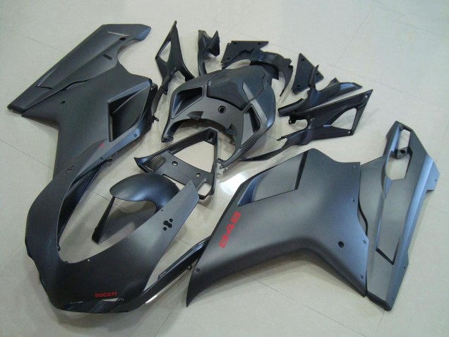 2007-2014 Ducati 848 Motorcycle Fairing - Matte Black UK