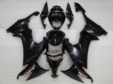 Best 2008-2010 Kawasaki ZX10R Motorcycle Fairing - Glossy Black UK