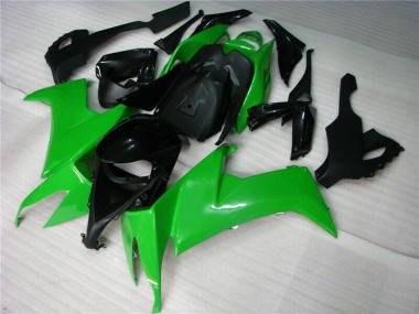 Best 2008-2010 Kawasaki ZX10R Motorcycle Fairing Kits - Green Black UK