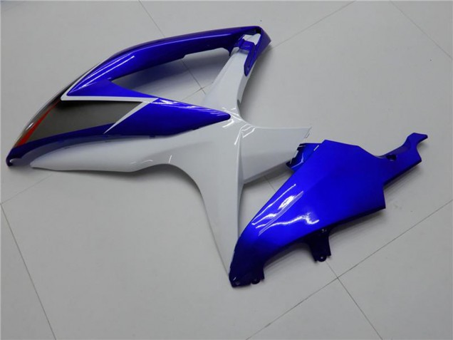2008-2010 Suzuki GSXR 600/750 Motorcycle Fairings - White Blue Black Red Line UK