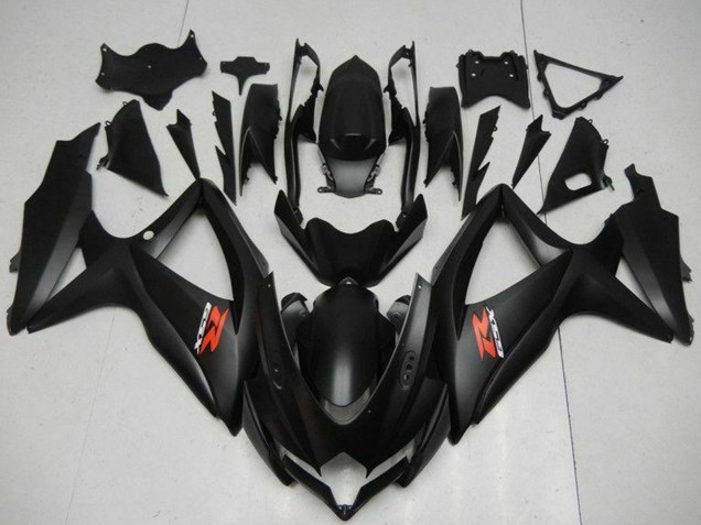 2008-2010 Suzuki GSXR 600/750 Motorcycle Fairings - Matte Black Red UK