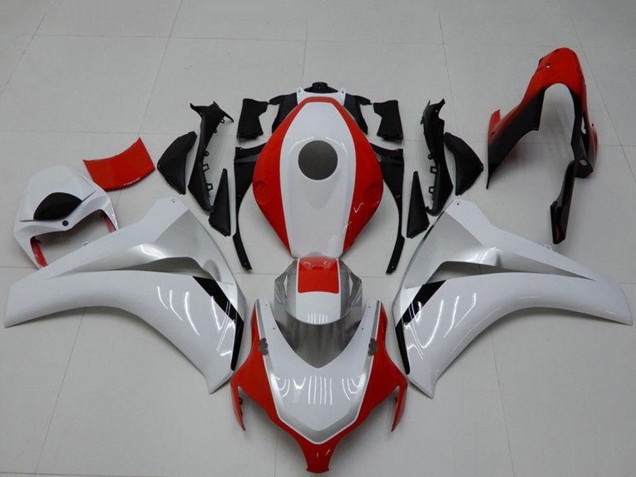 2008-2011 Honda CBR1000RR Motorcycle Fairings - White Red UK