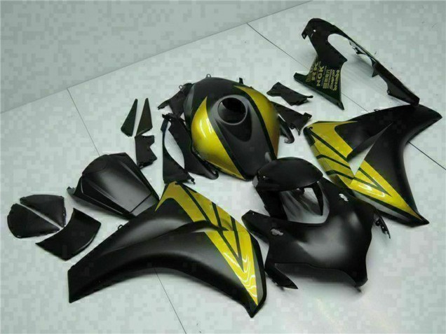 2008-2011 Honda CBR1000RR Motorcycle Fairings - Matte Black Gold UK