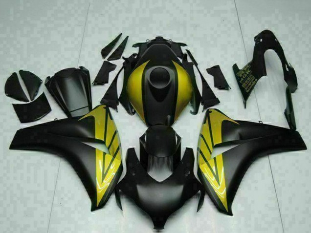 2008-2011 Honda CBR1000RR Motorcycle Fairings - Matte Black Gold UK