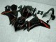 2008-2011 Honda CBR1000RR Motorcycle Fairings - Glossy Black Red UK