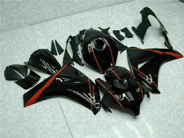 2008-2011 Honda CBR1000RR Motorcycle Fairings - Glossy Black Red UK