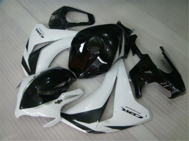 Best 2008-2011 Honda CBR1000RR Motorcycle Fairings Kits - White Glossy Black UK