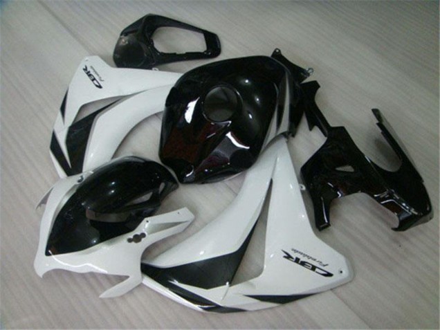 2008-2011 Honda CBR1000RR Motorcycle Fairings Kits - White Glossy Black UK