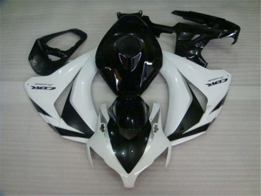 Best 2008-2011 Honda CBR1000RR Motorcycle Fairings Kits - White Glossy Black UK