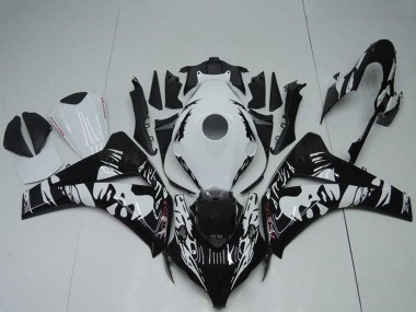 Best 2008-2011 Honda CBR1000RR Abs Fairings - White Glossy Black UK
