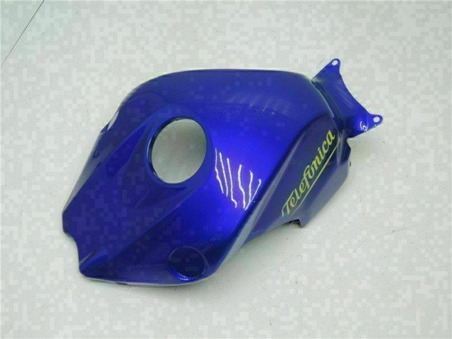 2008-2011 Honda CBR1000RR Motorcycle Fairings - Blue Yellow Green MoviStar Castrol UK
