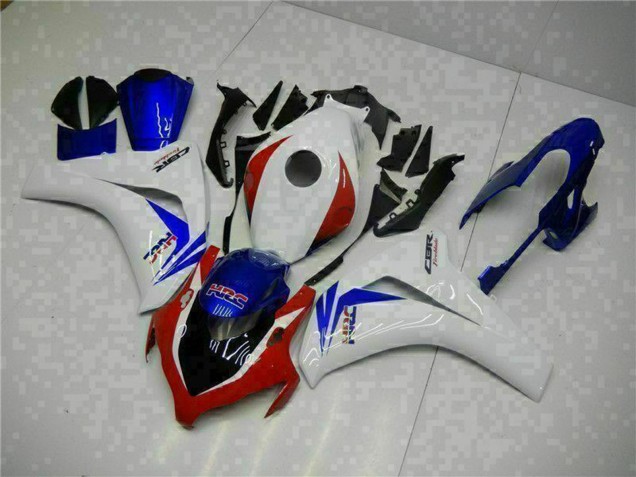 2008-2011 Honda CBR1000RR Bike Fairings - White Red Blue HRC UK