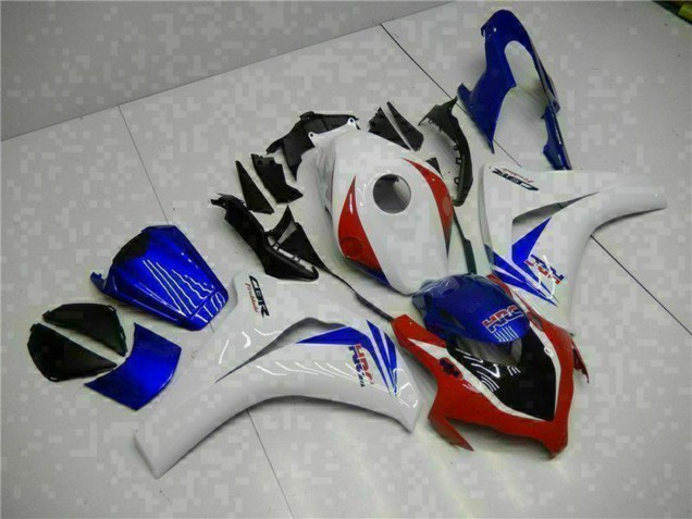 2008-2011 Honda CBR1000RR Bike Fairings - White Red Blue HRC UK