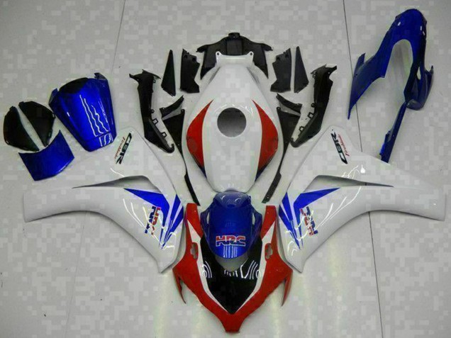 2008-2011 Honda CBR1000RR Bike Fairings - White Red Blue HRC UK