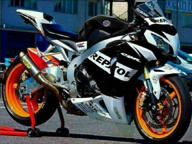 Best 2008-2011 Honda CBR1000RR Motorcycle Fairings - Silver White Glossy Black Repsol UK