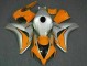 2008-2011 Honda CBR1000RR Motorcycle Fairings - Silver Orange UK