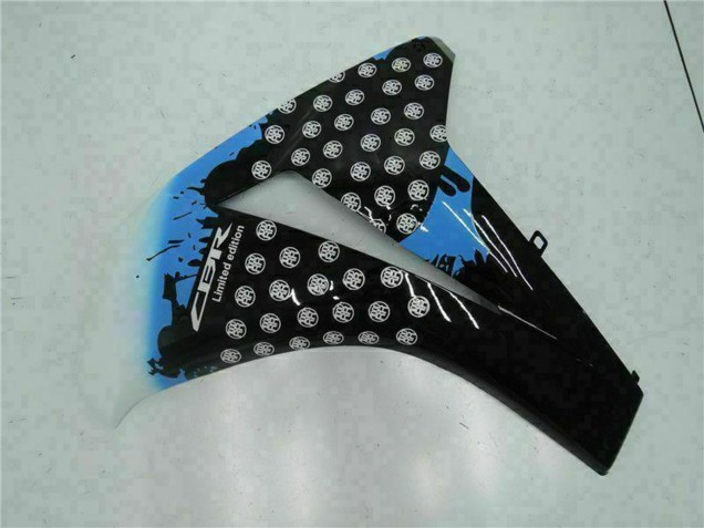 2008-2011 Honda CBR1000RR Motorcycle Fairing - White Blue Glossy Black UK