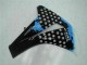 2008-2011 Honda CBR1000RR Motorcycle Fairing - White Blue Glossy Black UK