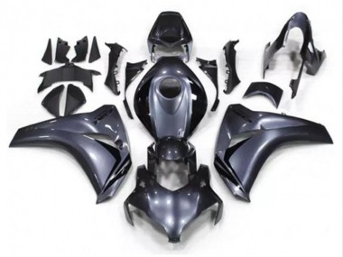 Best 2008-2011 Honda CBR1000RR Motorcycle Fairing Kits - Grey Glossy Black UK