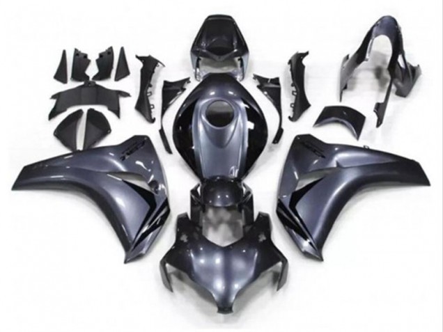 2008-2011 Honda CBR1000RR Motorcycle Fairing Kits - Grey Glossy Black UK