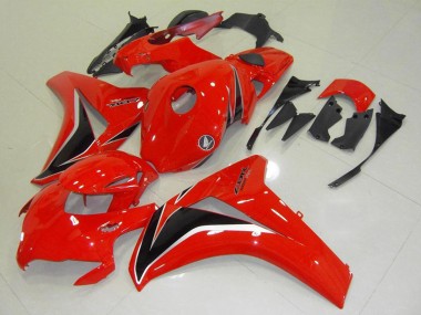 Best 2008-2011 Honda CBR1000RR Motorcycle Fairings Kit - Red Glossy Black UK