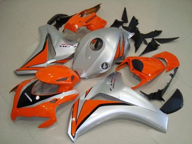 Best 2008-2011 Honda CBR1000RR Motorcycle Fairings - Silver Orange Glossy Black UK