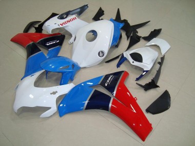Best 2008-2011 Honda CBR1000RR Motorcycle Fairings - White Light Blue Red Glossy Black UK