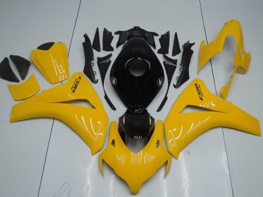 Best 2008-2011 Honda CBR1000RR Motorcycle Fairing Kits - Yellow Glossy Black UK