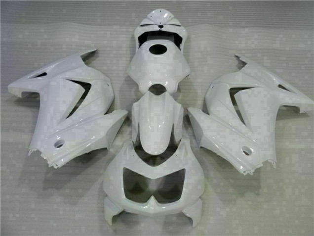 2008-2012 Kawasaki EX250 Motorcycle Fairings - White UK