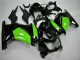 2008-2012 Kawasaki EX250 Motorcycle Fairings - Glossy Black Green UK