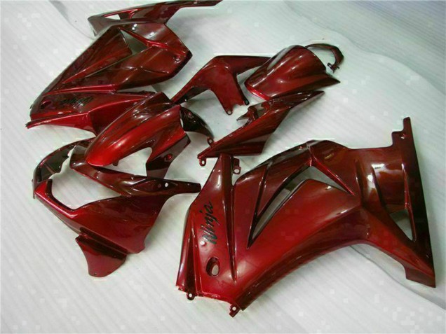 2008-2012 Kawasaki EX250 Motorcycle Fairings - Maroon Red UK