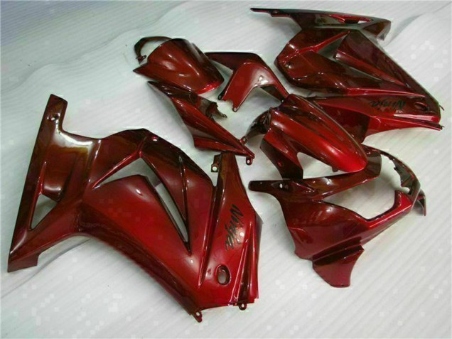 2008-2012 Kawasaki EX250 Motorcycle Fairings - Maroon Red UK