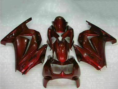Best 2008-2012 Kawasaki EX250 Motorcycle Fairings - Maroon Red UK