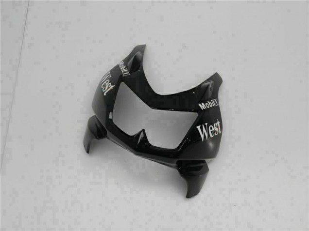 2008-2012 Kawasaki EX250 Motorcycle Fairings - Glossy Black White West UK