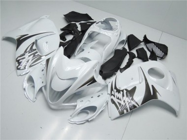 Best 2008-2020 Suzuki GSXR 1300 Hayabusa Motorcycle Fairings - White UK